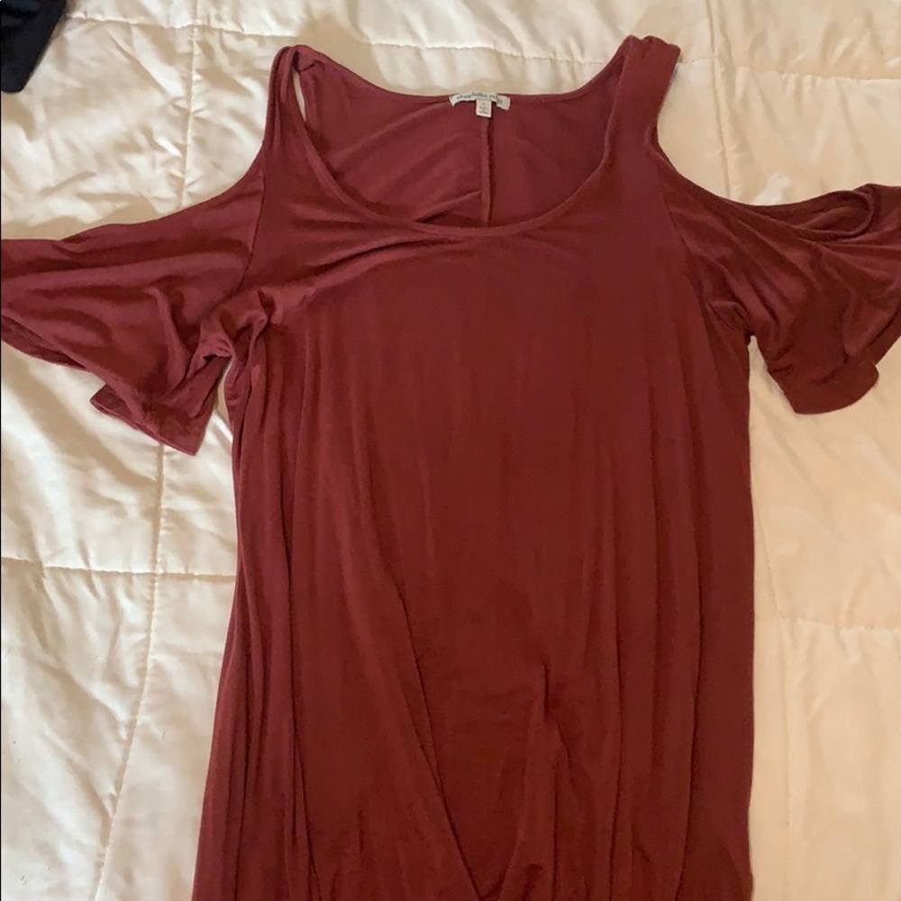Charlotte Russe Flowy Dress, Cut our Shoulders